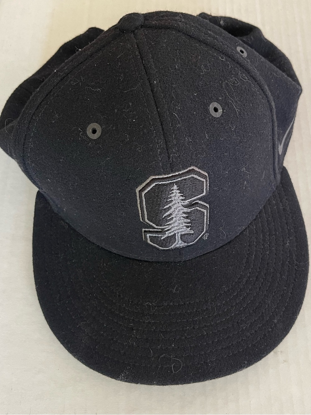Nike Black Baseball Cap with Stanford Tree S Logo